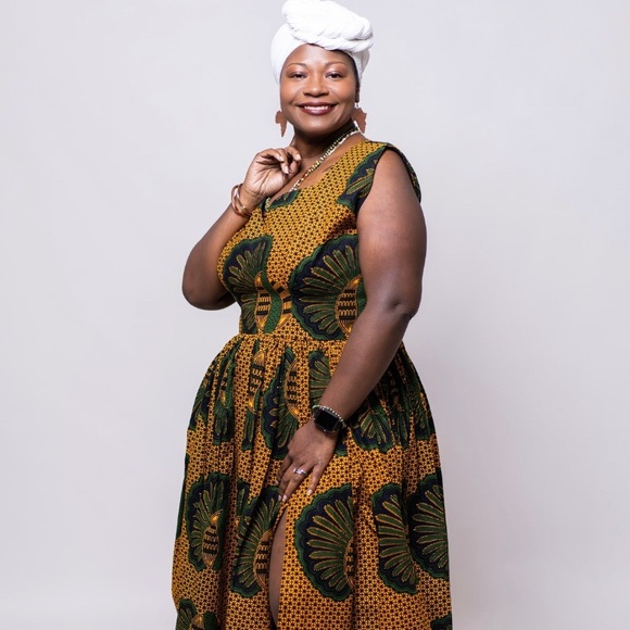 Ankara Dress - Picture 1 of 3